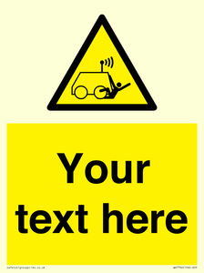 WV7792: Custom warning run over by operator controlled machine