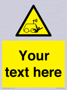 WV7792: Custom warning run over by operator controlled machine