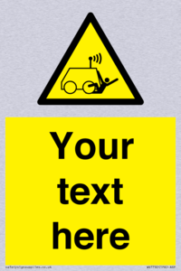 WV7792: Custom warning run over by operator controlled machine