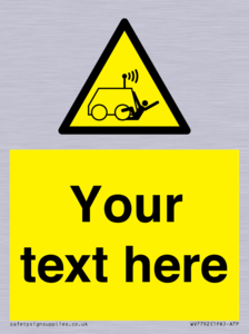 WV7792: Custom warning run over by operator controlled machine