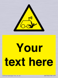 WV7792: Custom warning run over by operator controlled machine