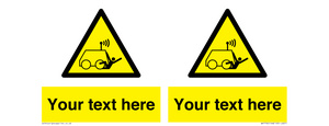 WV7792: Custom warning run over by operator controlled machine