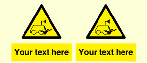 WV7792: Custom warning run over by operator controlled machine
