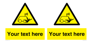 WV7792: Custom warning run over by operator controlled machine