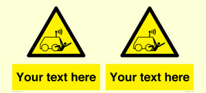 WV7792: Custom warning run over by operator controlled machine