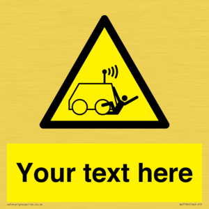WV7792: Custom warning run over by operator controlled machine