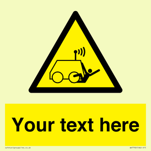 WV7792: Custom warning run over by operator controlled machine