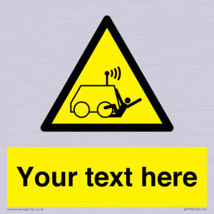 WV7792: Custom warning run over by operator controlled machine
