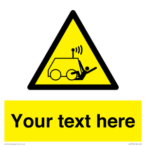 WV7792: Custom warning run over by operator controlled machine