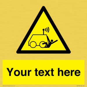 WV7792: Custom warning run over by operator controlled machine