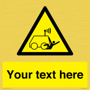 WV7792: Custom warning run over by operator controlled machine