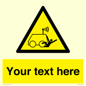 WV7792: Custom warning run over by operator controlled machine
