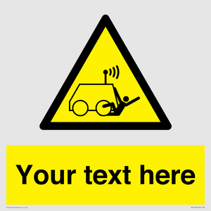 WV7792: Custom warning run over by operator controlled machine