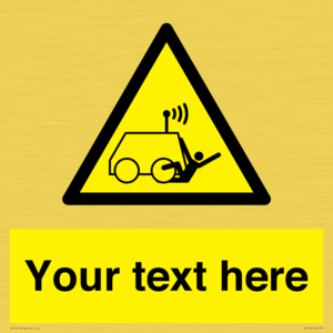 WV7792: Custom warning run over by operator controlled machine