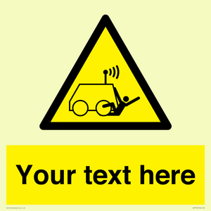 WV7792: Custom warning run over by operator controlled machine