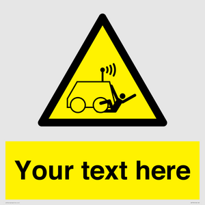 WV7792: Custom warning run over by operator controlled machine