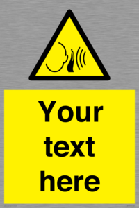 WV7793: Custom warning sudden loud noise