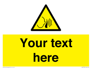 WV7793: Custom warning sudden loud noise