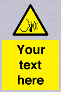 WV7793: Custom warning sudden loud noise