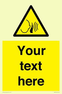 WV7793: Custom warning sudden loud noise