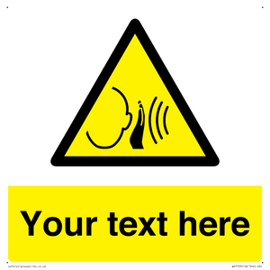 WV7793: Custom warning sudden loud noise