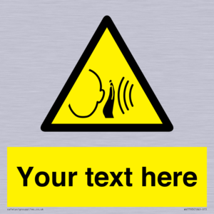 WV7793: Custom warning sudden loud noise