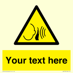 WV7793: Custom warning sudden loud noise