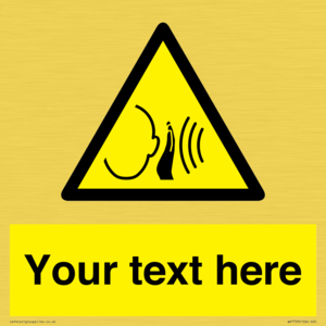 WV7793: Custom warning sudden loud noise