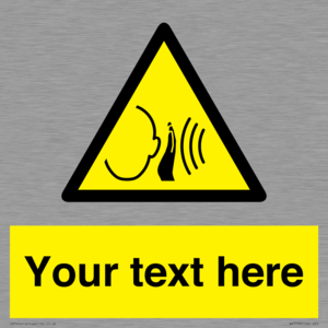 WV7793: Custom warning sudden loud noise