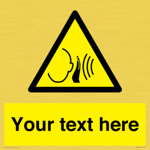 WV7793: Custom warning sudden loud noise