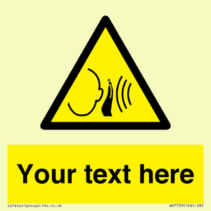 WV7793: Custom warning sudden loud noise