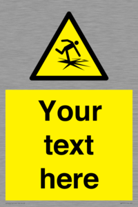 WV7797: Custom warning thin ice