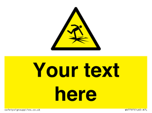 WV7797: Custom warning thin ice