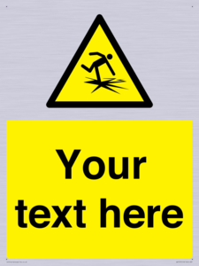 WV7797: Custom warning thin ice