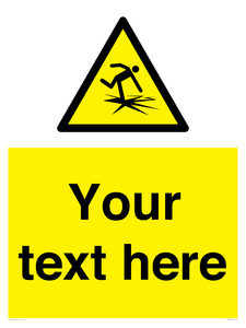 WV7797: Custom warning thin ice