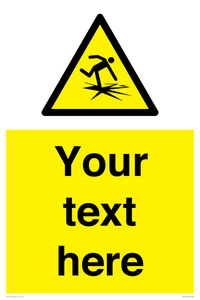 WV7797: Custom warning thin ice