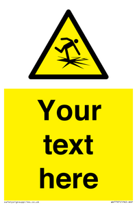 WV7797: Custom warning thin ice