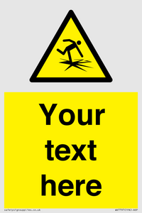 WV7797: Custom warning thin ice