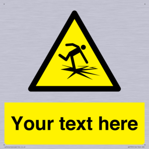 WV7797: Custom warning thin ice