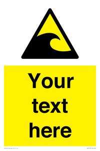 WV7799: Custom warning tsunami hazard zone