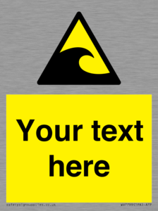 WV7799: Custom warning tsunami hazard zone