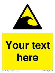 WV7799: Custom warning tsunami hazard zone