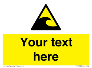 WV7799: Custom warning tsunami hazard zone