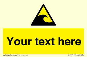 WV7799: Custom warning tsunami hazard zone