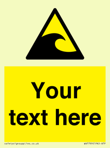 WV7799: Custom warning tsunami hazard zone