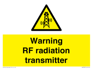 WV7803: Warning RF radiation transmitter