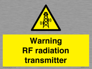 WV7803: Warning RF radiation transmitter