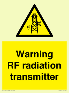 WV7803: Warning RF radiation transmitter