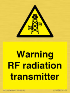 WV7803: Warning RF radiation transmitter