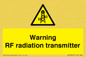 WV7803: Warning RF radiation transmitter